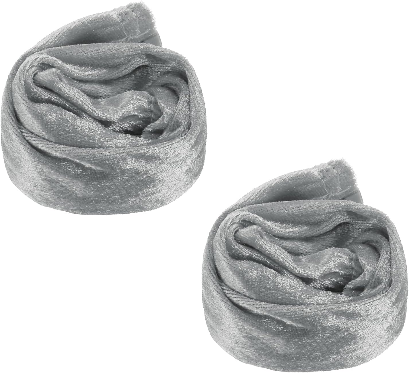 PATIKIL 2.6ft Chandelier Chain Cord Cover, 2 Pcs Velvet Cloth Fabric Chain Sleeve Decorative Cord Covers for Chandelier Wires Swing Cable, Zipper Style, Red