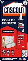 Cascola Extra sem Toluol, Cola de Contato de Alta Resistência, Adesivo de Contato de Secagem Rápida, 1x30g