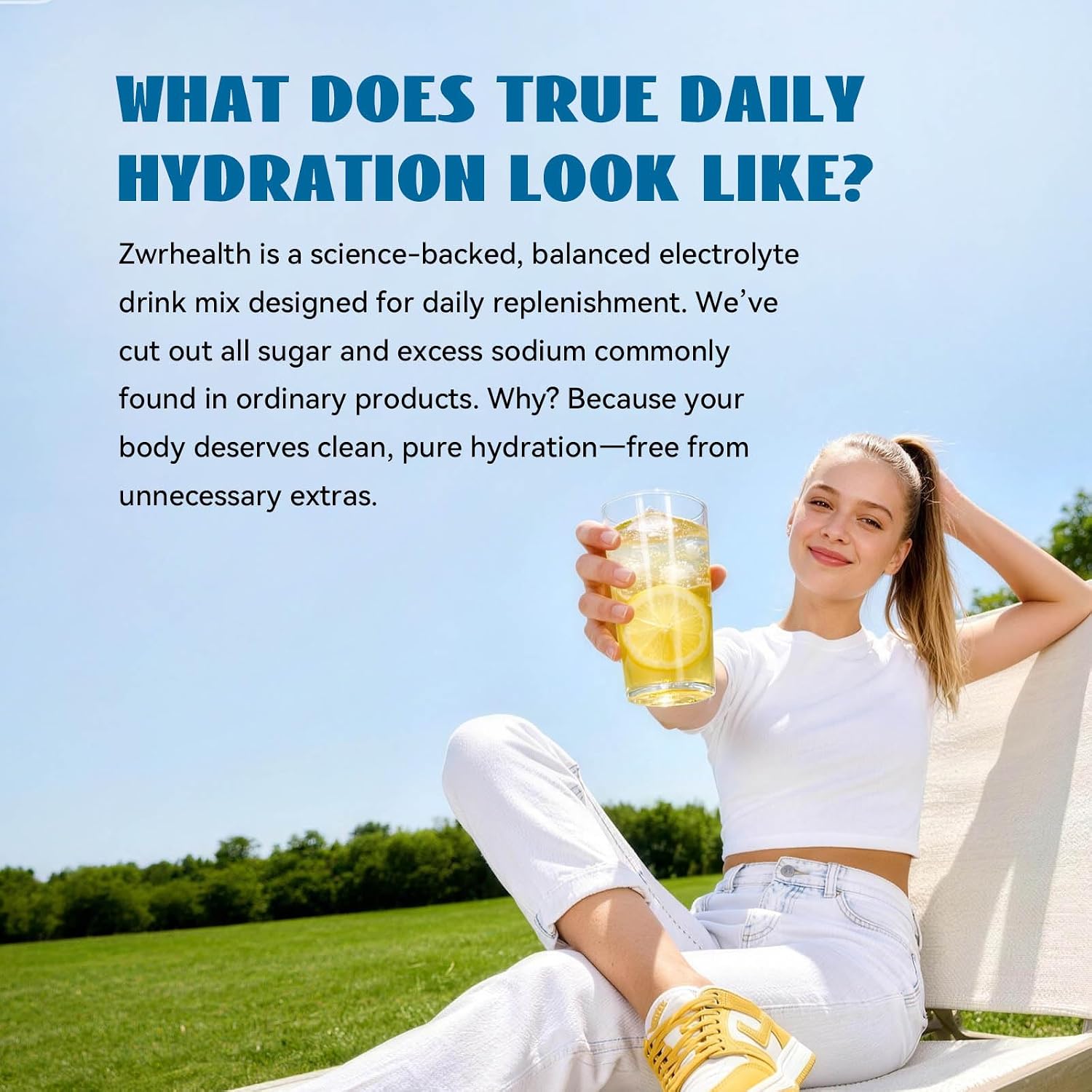 Electrolytes Powder Packets, Sugar Free Hydration Packets, Liquid Daily IV Electrolyte Drink Mix, Instantly Hydrating & Party Recovery with 6 Electrolytes & 5 Vitamins, 16 Servings