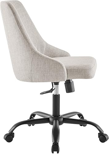 Miniatura 4 de Modway EEI-4371-BLK-BEI Designate Silla de oficina tapizada giratoria, color negro y beige