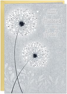 FLYAB Anniversary Card to Husband - 5.5"x8" Anniversary Card for Husband with Envelope Gift from Wife - You Are My Heart
