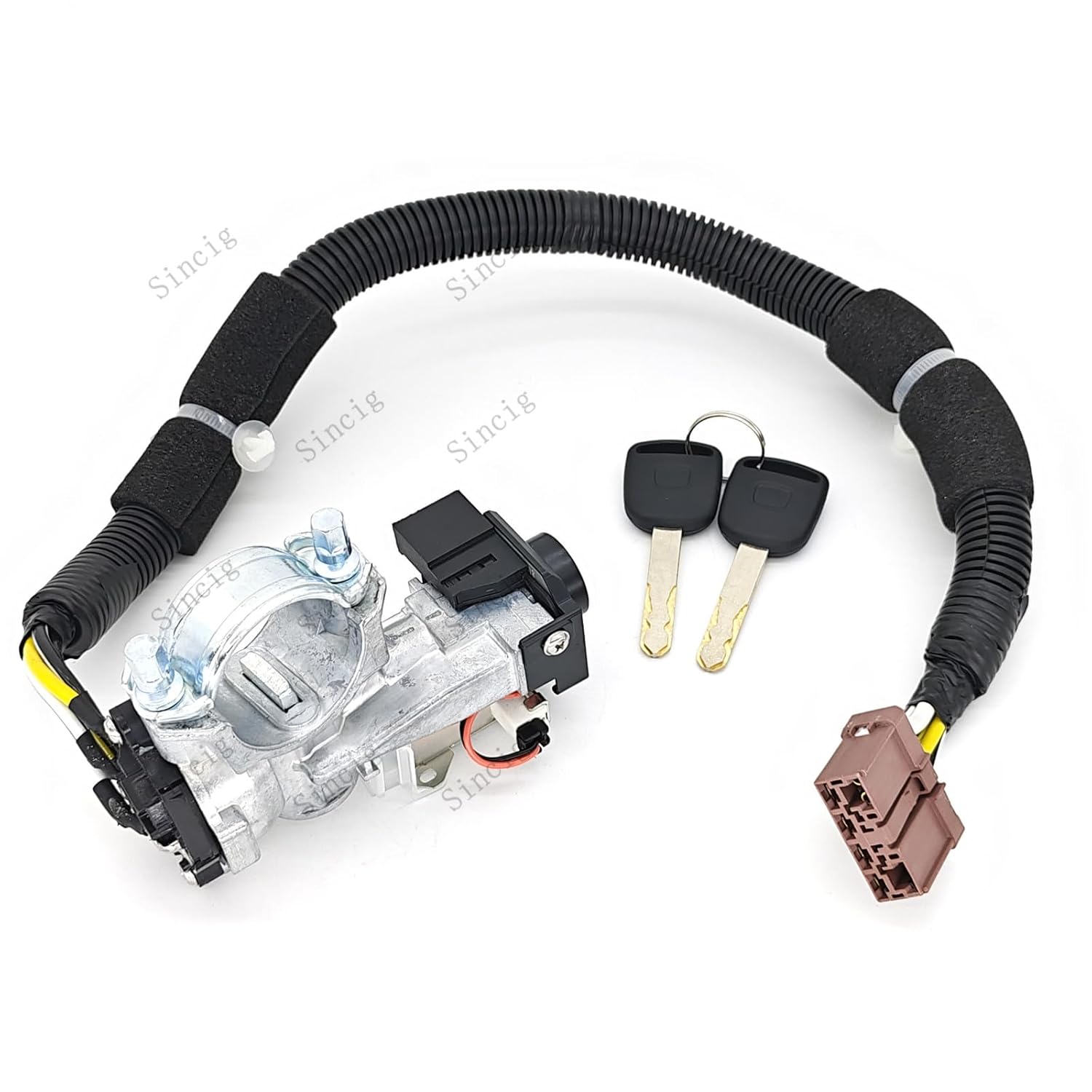 Ignition Lock Cylinder Switch Compatible with Honda Pilot 2003 2004 OE# 35100S9V309NI,35100S9V319