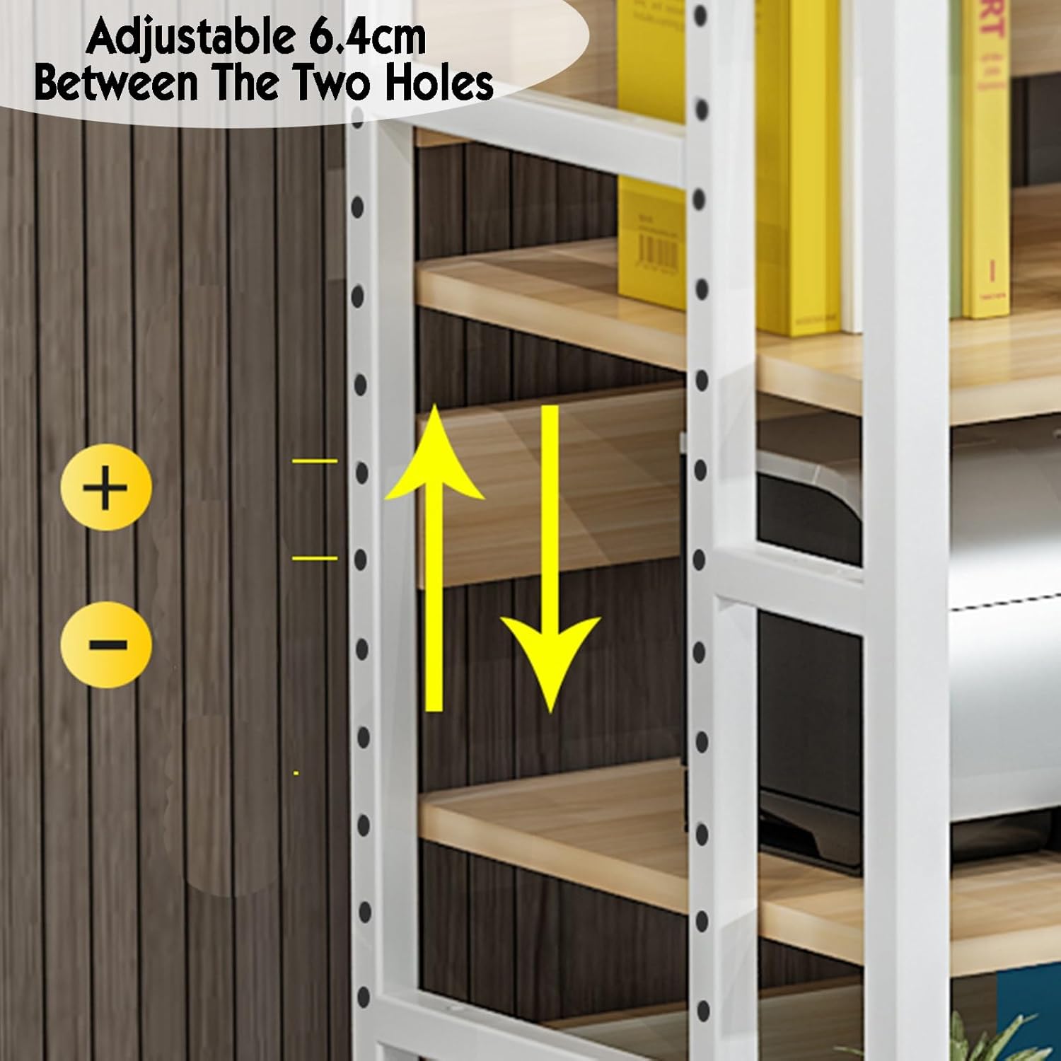 AV Media Stand,Metal Media Cart with Wheels, 3/4/5 Tier CD Player Stand,Open Storage Audio Rack for Living Room, Office, Conference Rooms, Recording Studio(3tier)