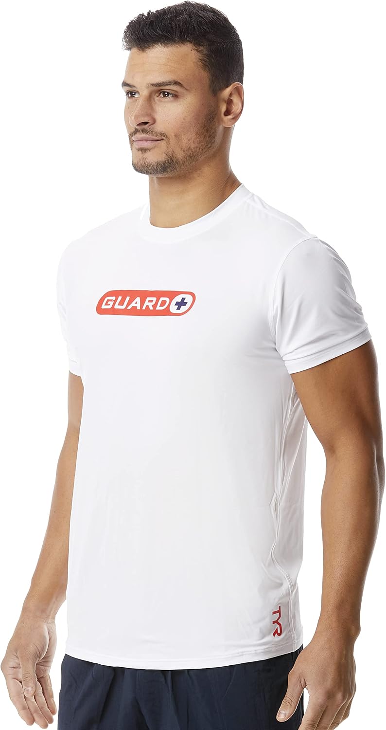 TYR Men's Guard Short Sleeve Rashguard