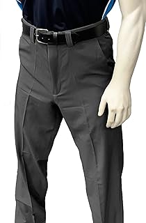 Smitty | BBS-353 | Premium 4-Way Stretch Flat Front Base Pants w/Slash Pockets | Charcoal Grey Umpire Pant (50)