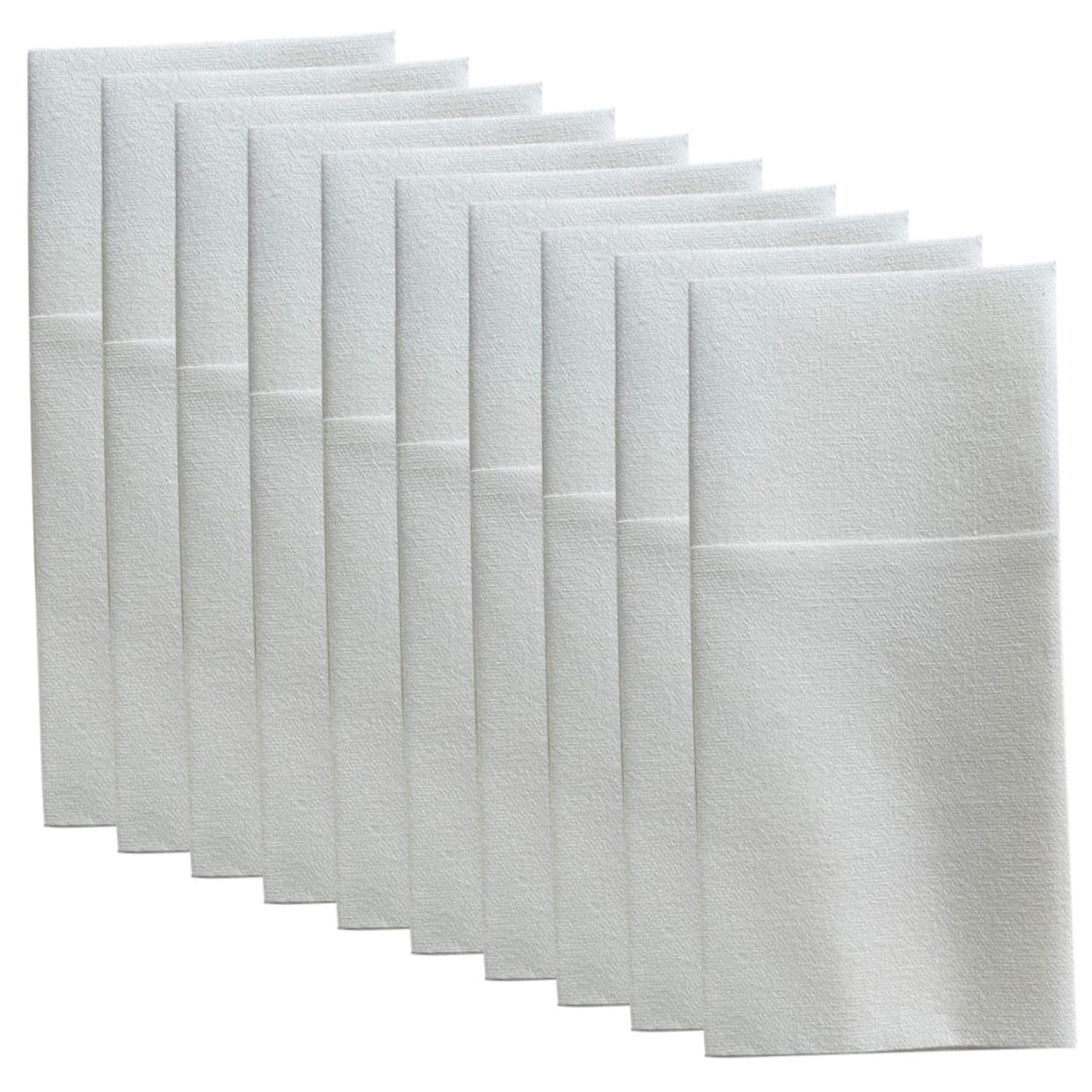 Servilletas Decorativas 50 Unidades de Papel Blanco