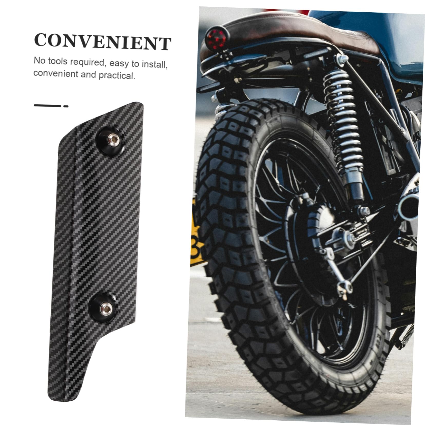 Protezione Termica Per Silenziatore Motocicletta Paracalore Antiscottatura Inossidabile Facile Installazione Design Distintivo Resistente Temperature Estreme