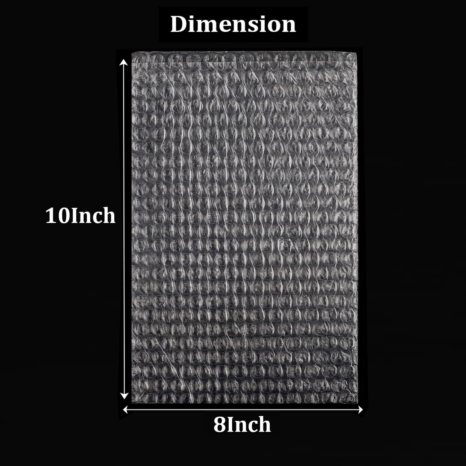 8 x 10inch Clear Bubble Out Bag Pouches, Yision 50PCS Protective Bubble Cushion Wrap Bag, Double Wall Shockproof Bubble Pouches Bag for Moving, Shipping and Storage
