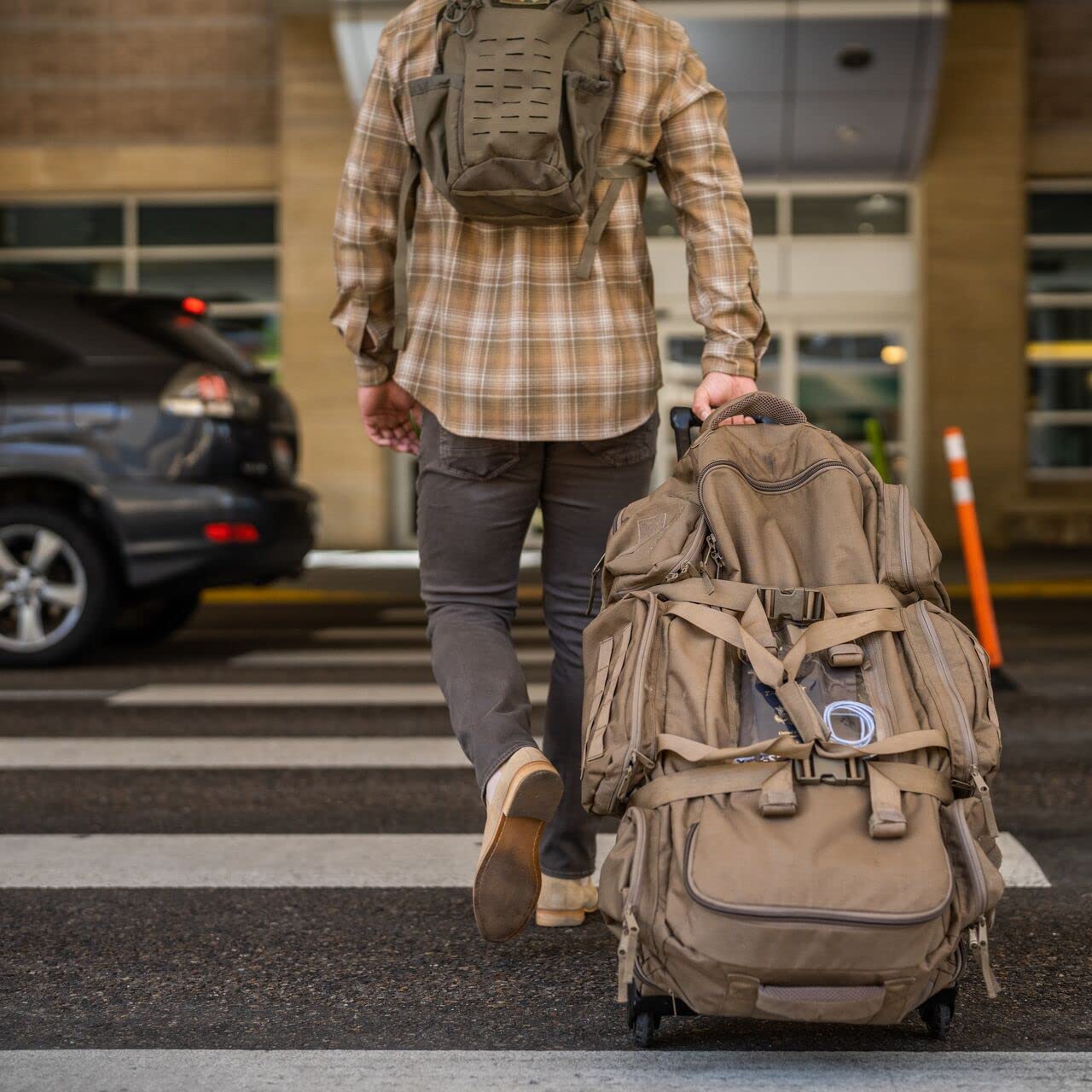 Sac de voyage Eberlestock avec roulettes Atlas Duffel 96L, coque