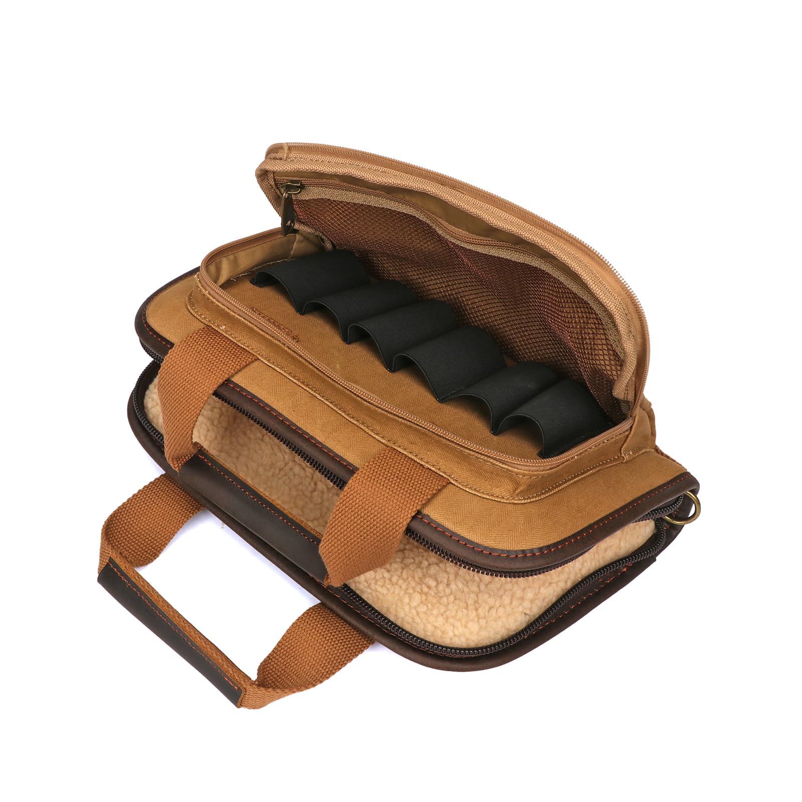 TOURBON Borsa imbottita per pistola Custodia in tela per pistola Custodia per pistola nascosta con porta caricatore per poligono di tiro