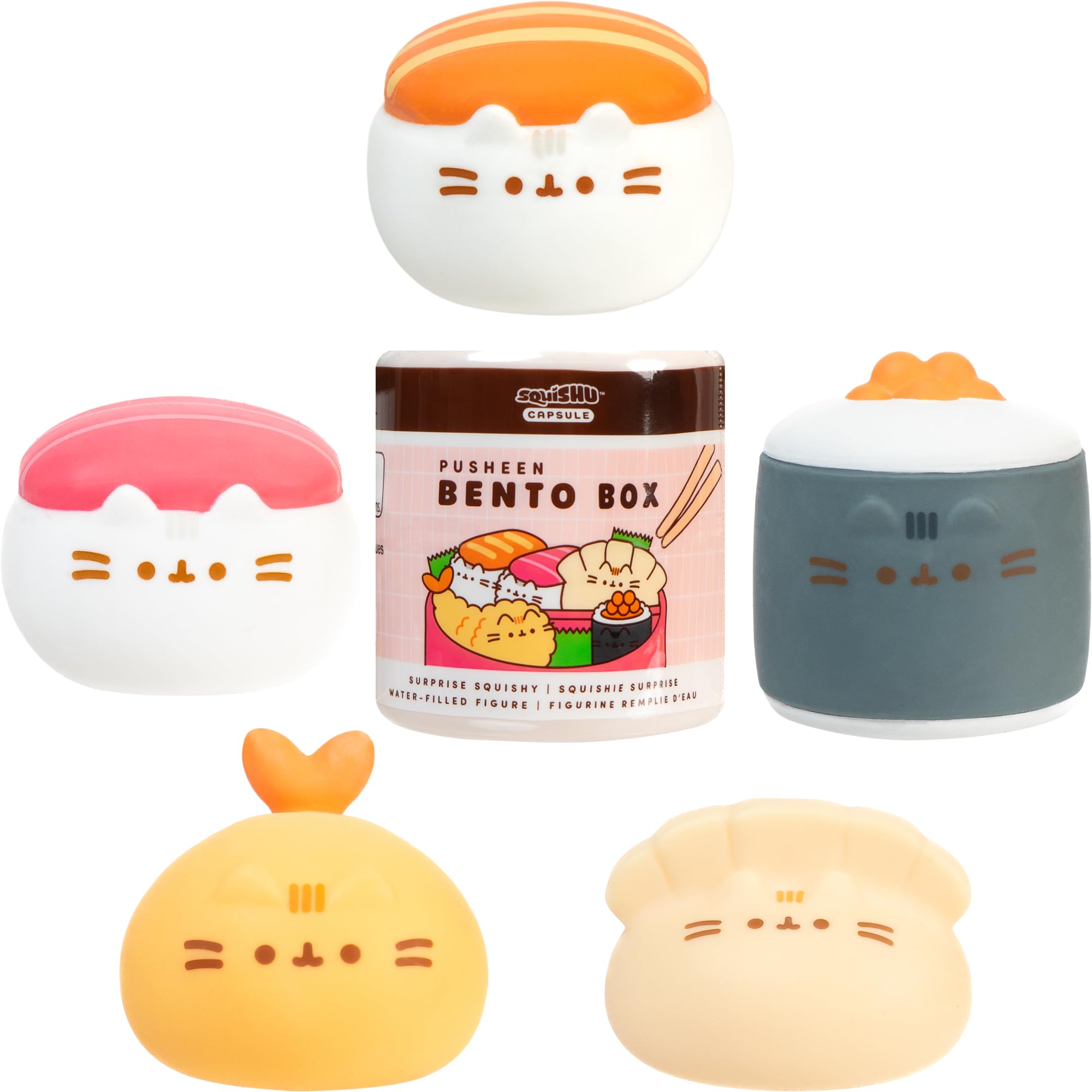 Amazon.com: Hamee Pusheen the Cat SquiSHU Capsule [Bento Box