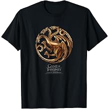 Game of Thrones Iron Anniversary Dragon Logo T-Shirt Small