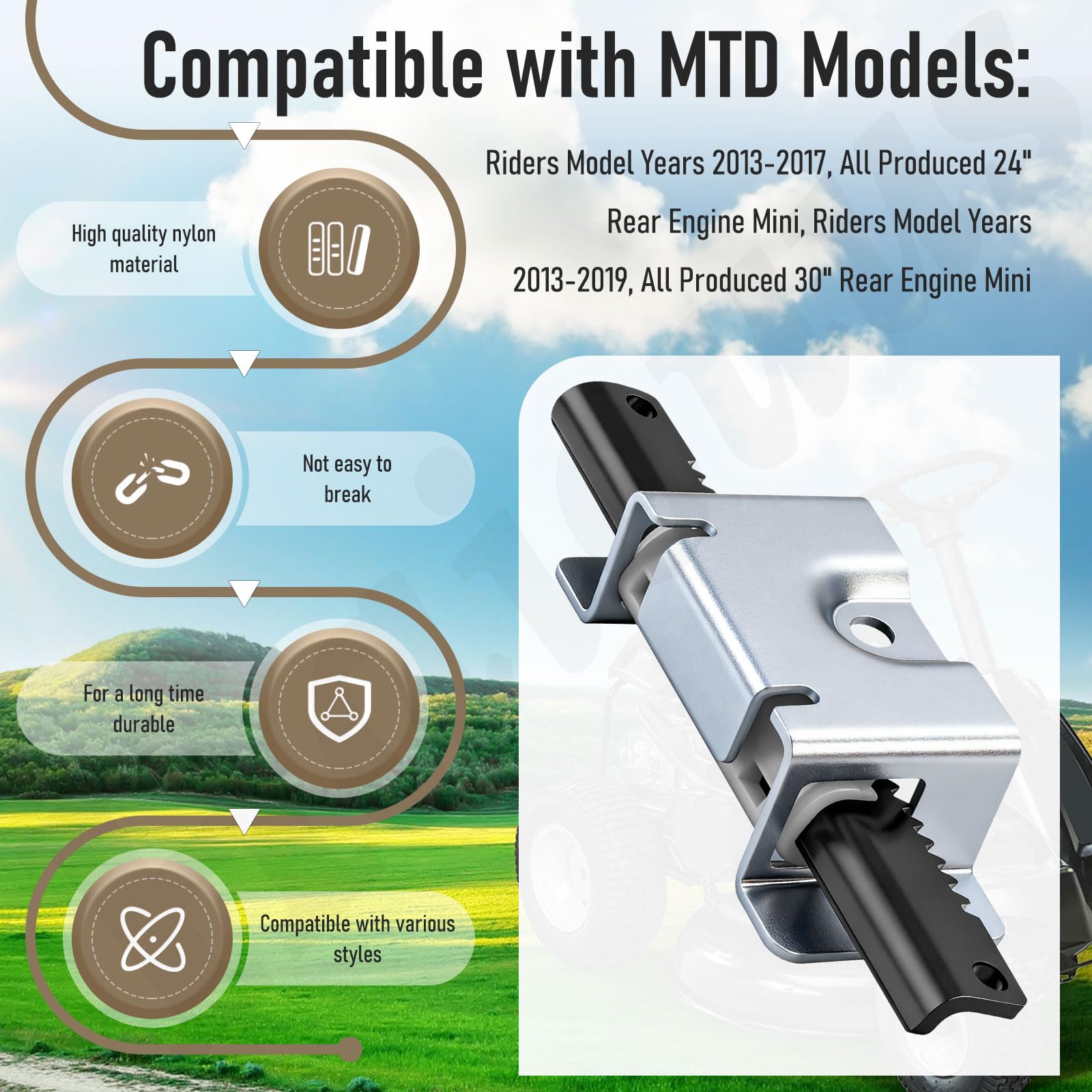 Amazon.com : 753-11064B CR12 Steering Service Kit for MTD CUB