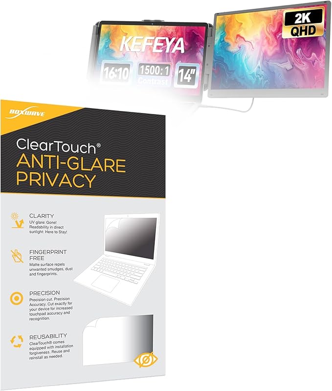 Protector de Pantalla Antirreflejos y Privacidad para Monito