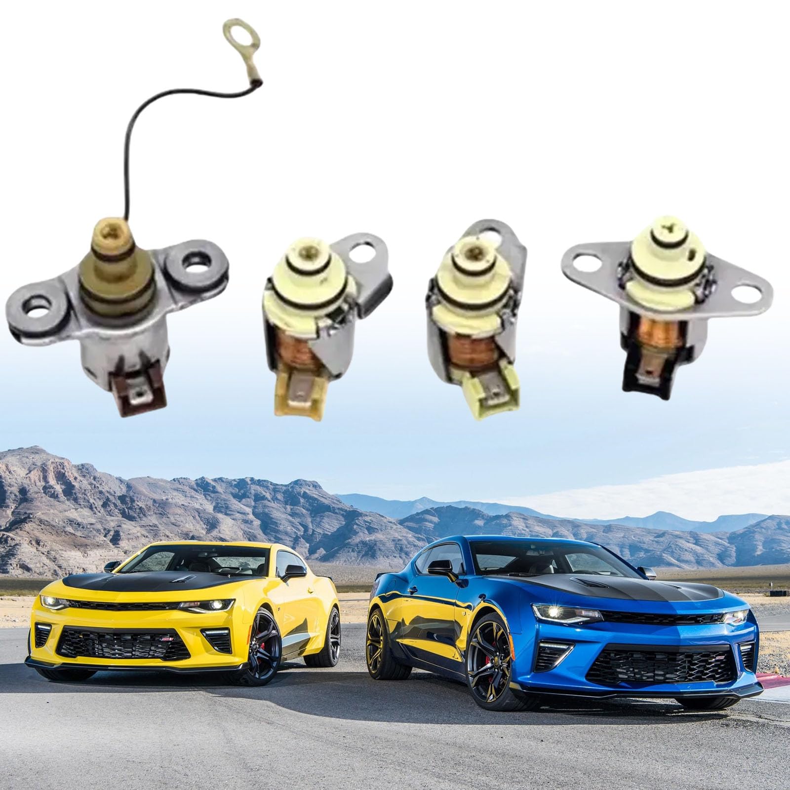 4 Pièces Boîtes De Vitesses Solénoïdes Pression Vannes Transmission Automatique pour Un Contrôle Précis Et Une Durabilité G6T46571 JF405E JF402E Bricolage Entretien Voiture
