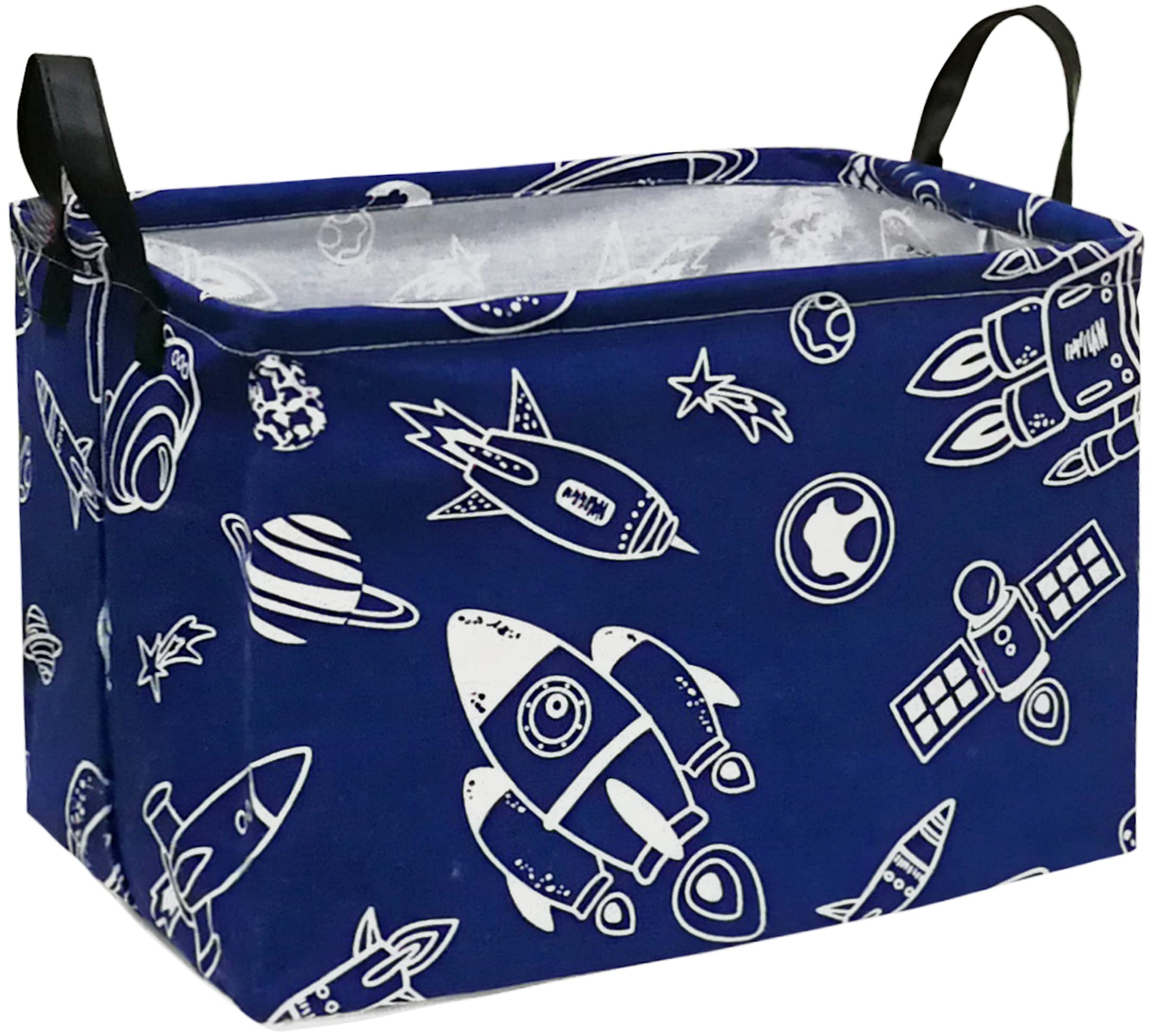 DUYIY Rectangle Gift Storage Basket Home Shelf Storage Basket Organizer Box Clothes Laundry Hamper Nursery Basket Laundry Basket with Handles (