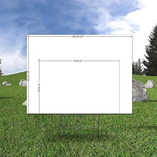 Miniatura 7 de Letrero de bandera patriótica de la República Centroafricana, letrero de jardín de plástico corrugado resistente a la intemperie, letrero de venta