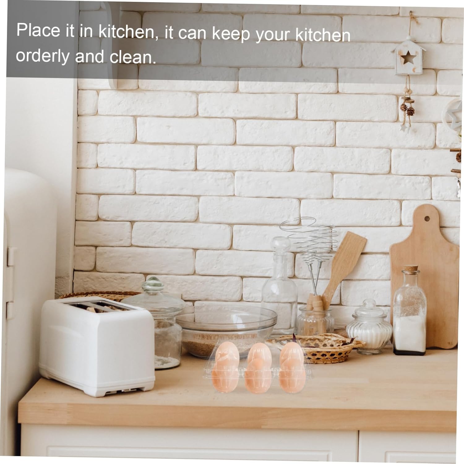 Alipis 50pcs Egg Storage Egg Boxes Container Crate Pantry Containers Empty Carton