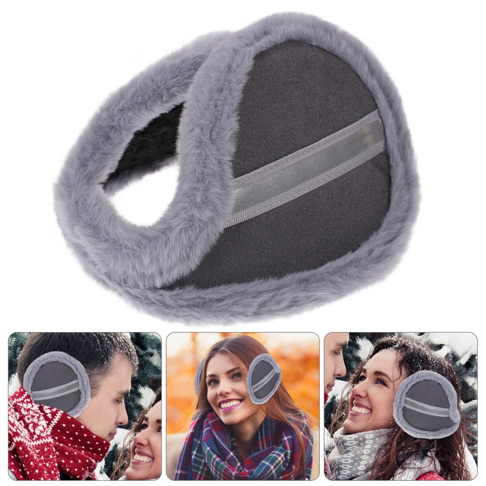 5piezas Earmuffs Unisex Térmicos Para Invierno Calentadores De Oídos Suaves y Ligeros Para Actividades Al Aire Protector Frío