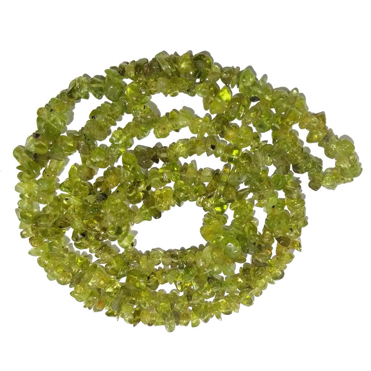 Crystu Natural Peridot Mala/Necklace Crystal Stone Chip Bead Mala for Reiki Healing & Crystal Healing Stons (Color : Green) (B08XQT651Y) Amazon Price History, Amazon Price Tracker