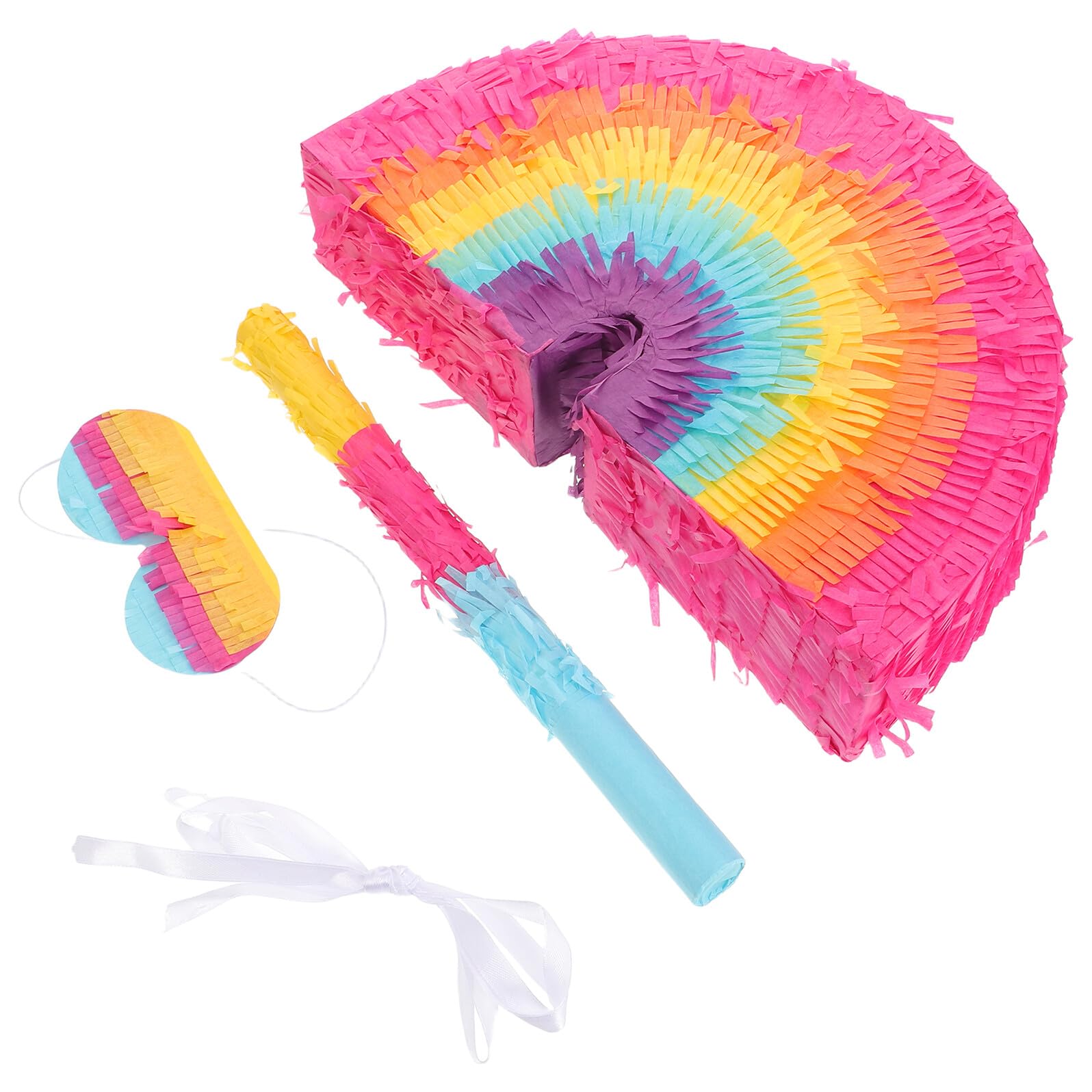 Pinata torta arcobaleno Partito a tema messicano Pinata per la festa di Natale Giochi di società