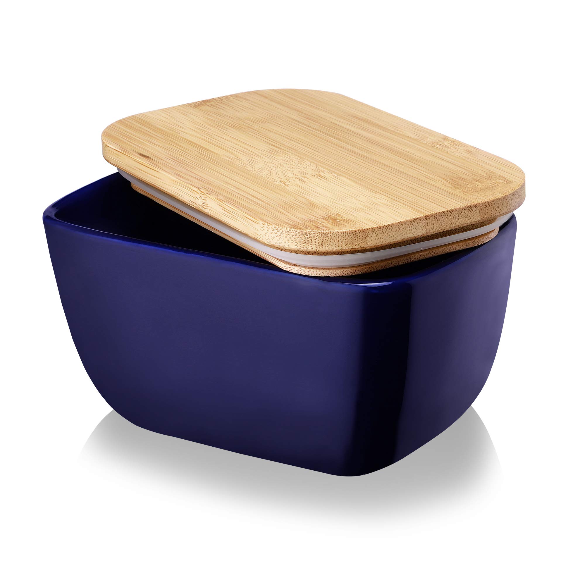 Buy Nucookery Butter Dish, Large Ceramic Butter Dishes with Covers