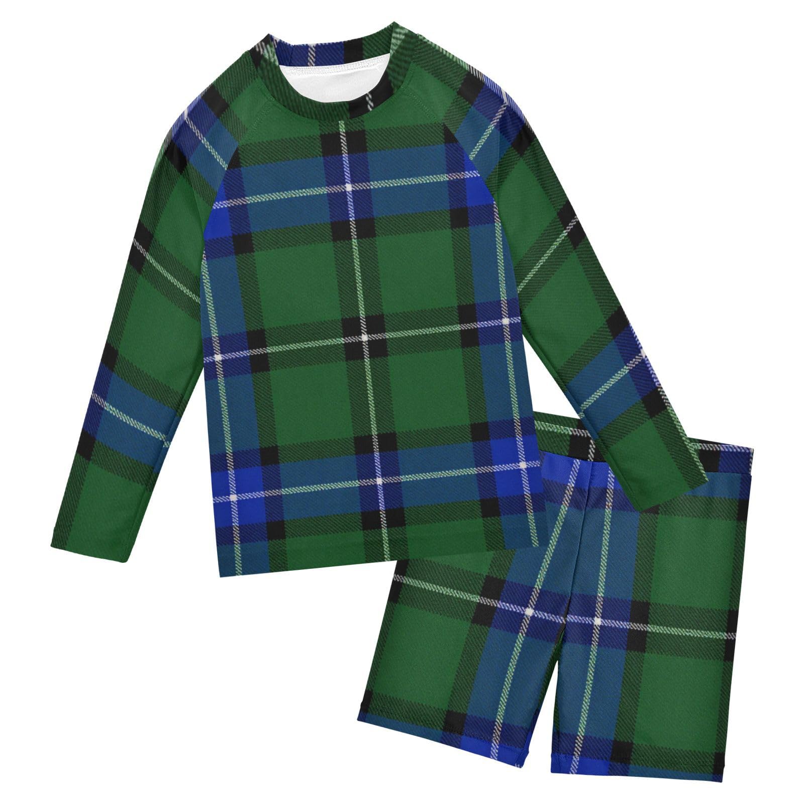 Traje de baño de dos piezas infantil con protección solar UV de alta gama 6