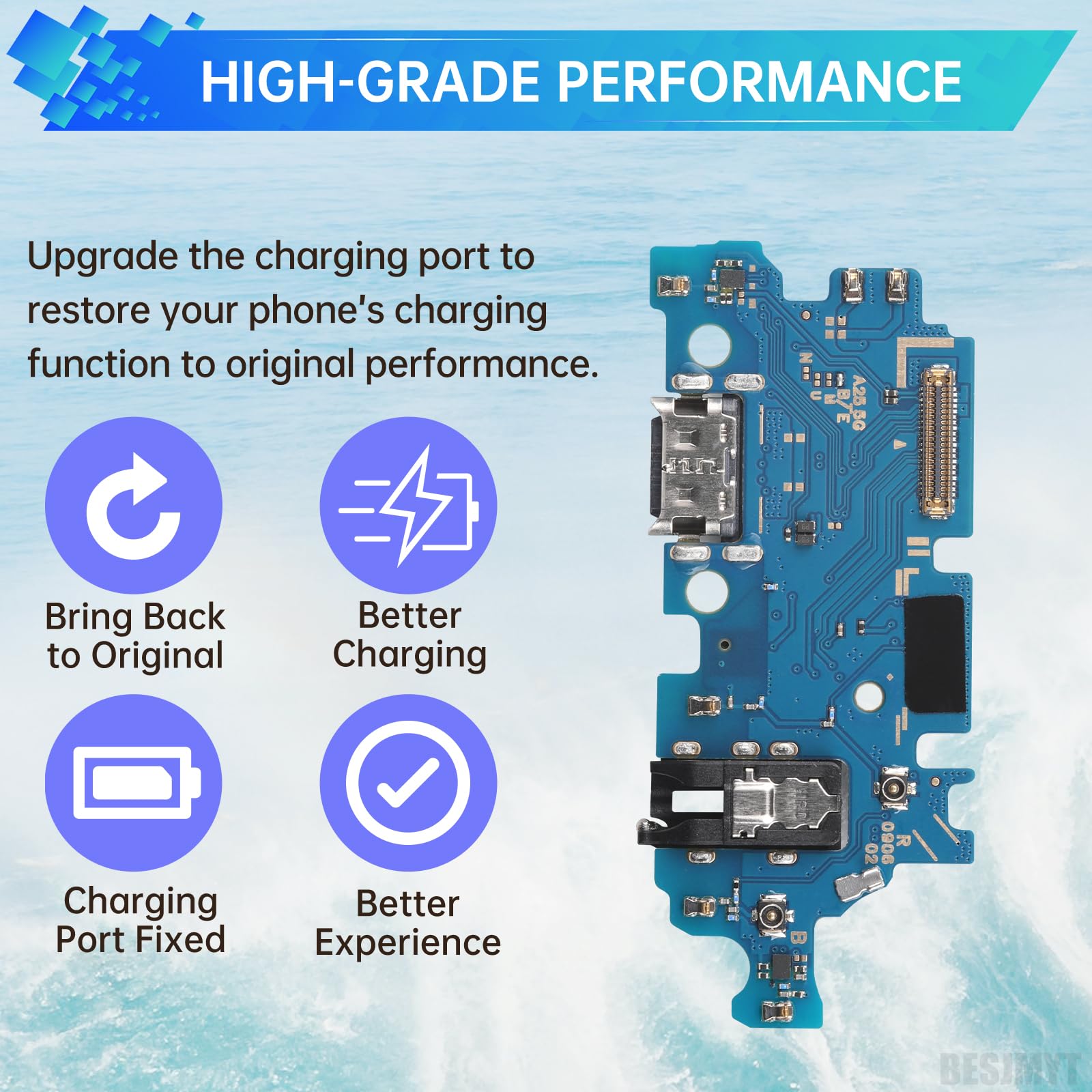 Amazon | BESJMYT Samsung Galaxy A25 USB充電器ドックType-Cコネクタ