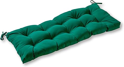 Miniatura 9 de Greendale Home Fashions Sunbrella - Cojín para columpiobanco de tela, 44 x 17 pulgadas, color rojo jockey