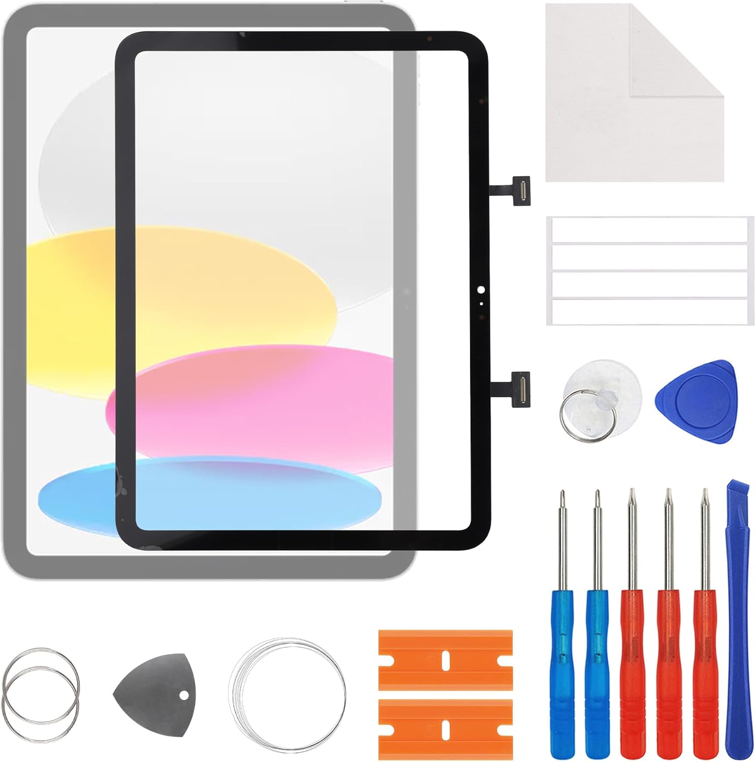 NEW SwarKing New Touch Screen Digitizer Replacement for iPad 11th Generation (2025) 10.9" with Free Repair Tools Kit.(No LCD Display)