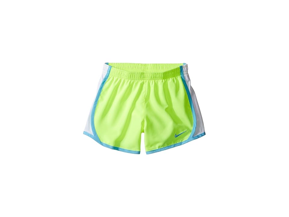 

Nike Kids Dri-FITtm Woven Short (Toddler/Little Kids) (Volt/Vivid Sky) Girl's Shorts, Yellow