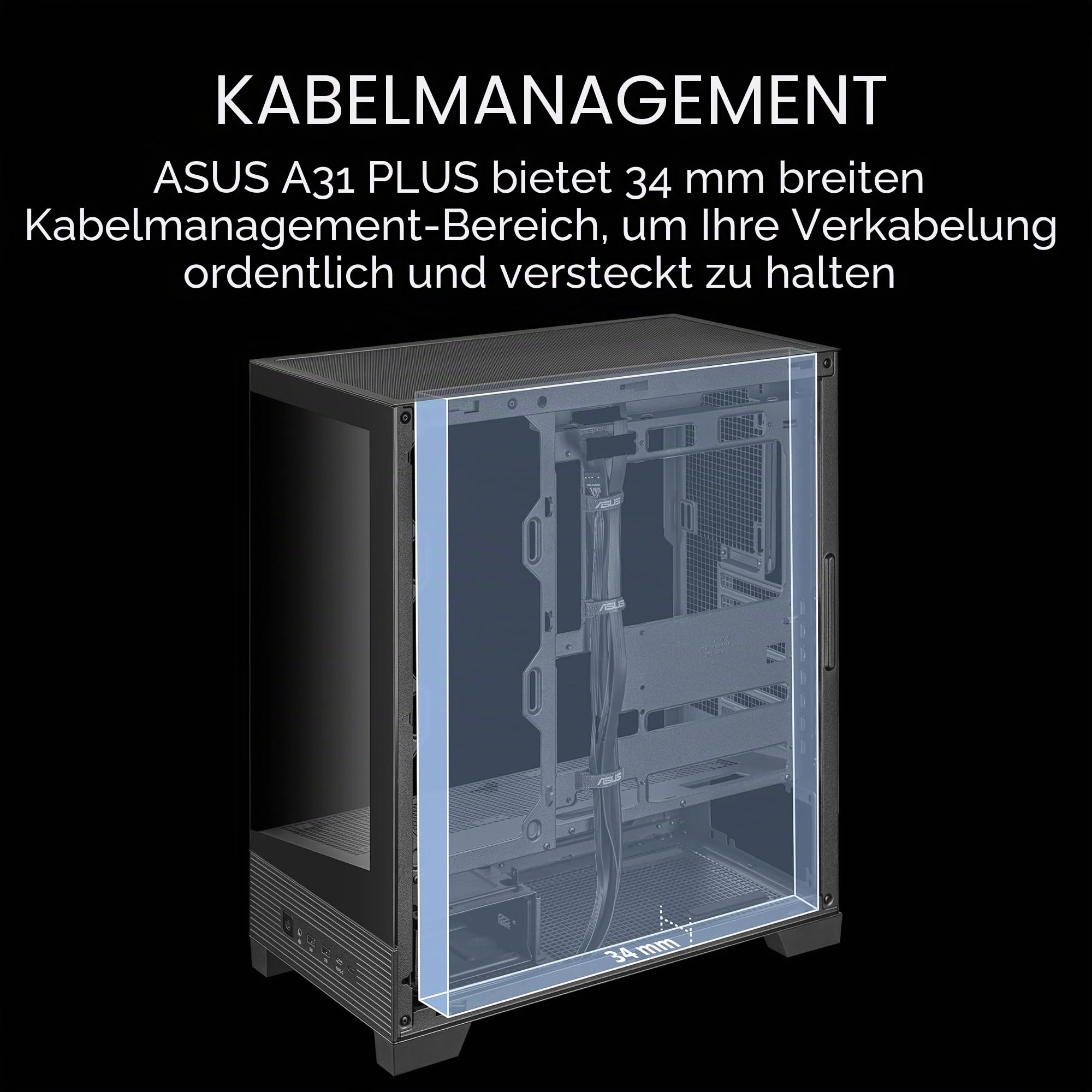 Asus A31 PLUS TG ARGB Black – Bild 6