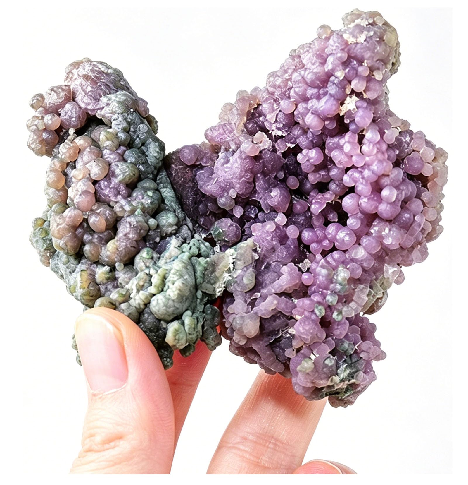 Natural Grape Agate Raw Crystal,Gemstone Mineral Specimen Chakra Stone