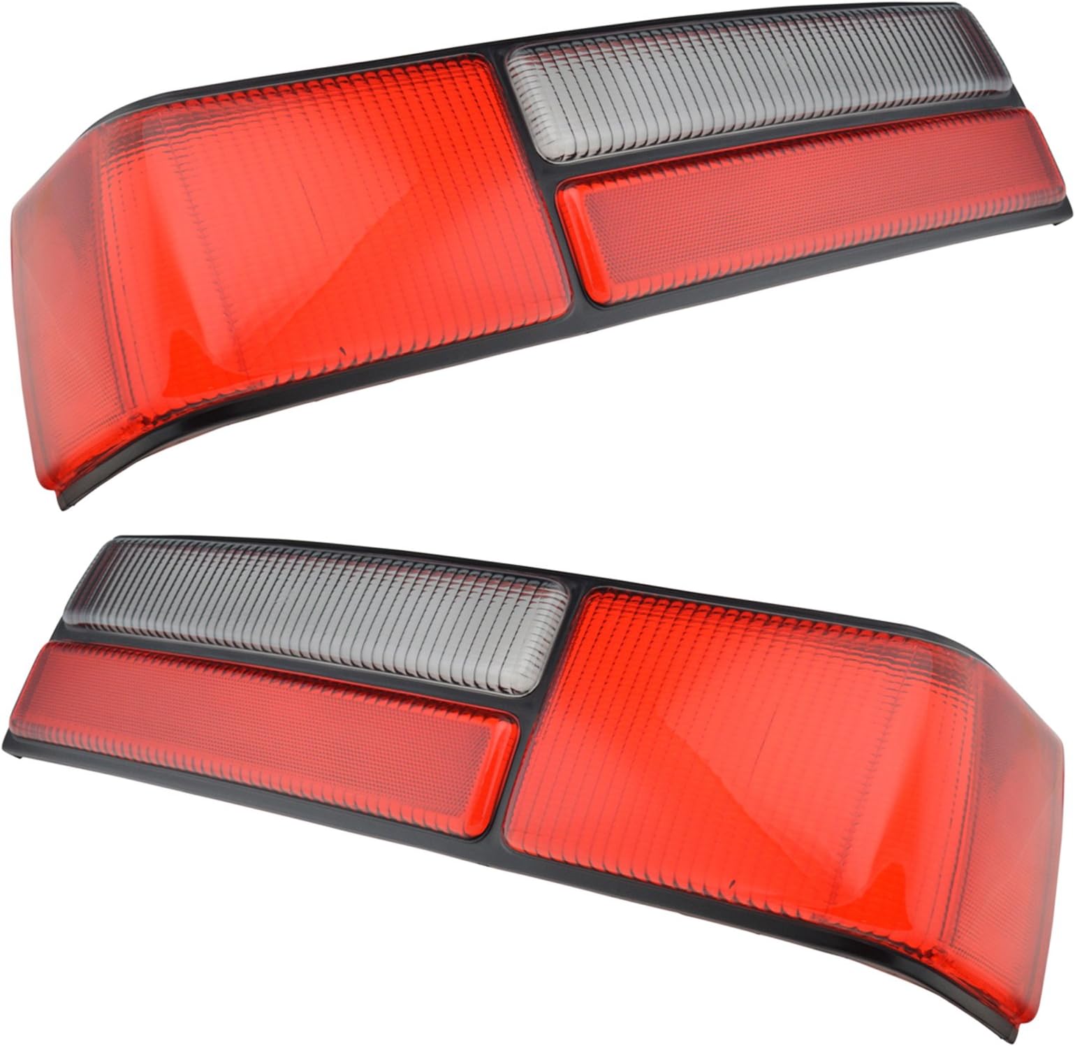 Taillight Taillamp Lens Left & Right Pair Set for 87-93 Ford Mustang
