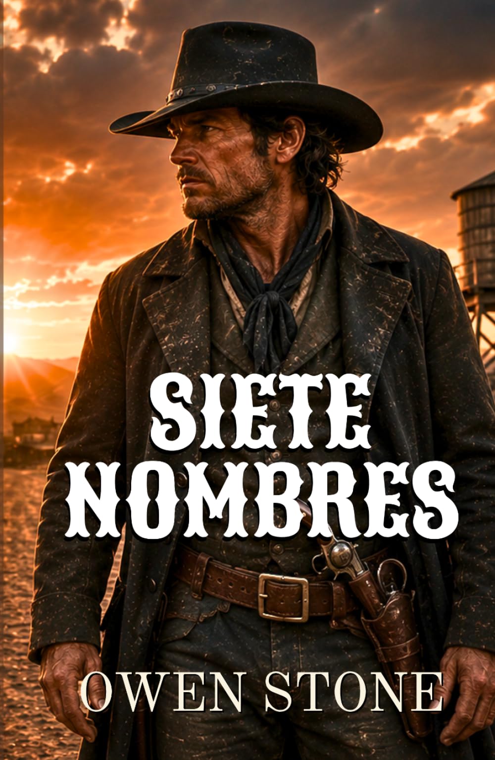 Siete nombres: Una novela del oeste y venganza un crudo western noir en la frontera (Las aventuras de Owen Stone en el Viejo Oeste)