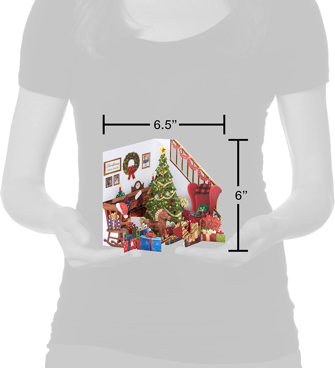 American Greetings Magic Moments Pop Up Christmas Card (Sharing Christmas With You)
