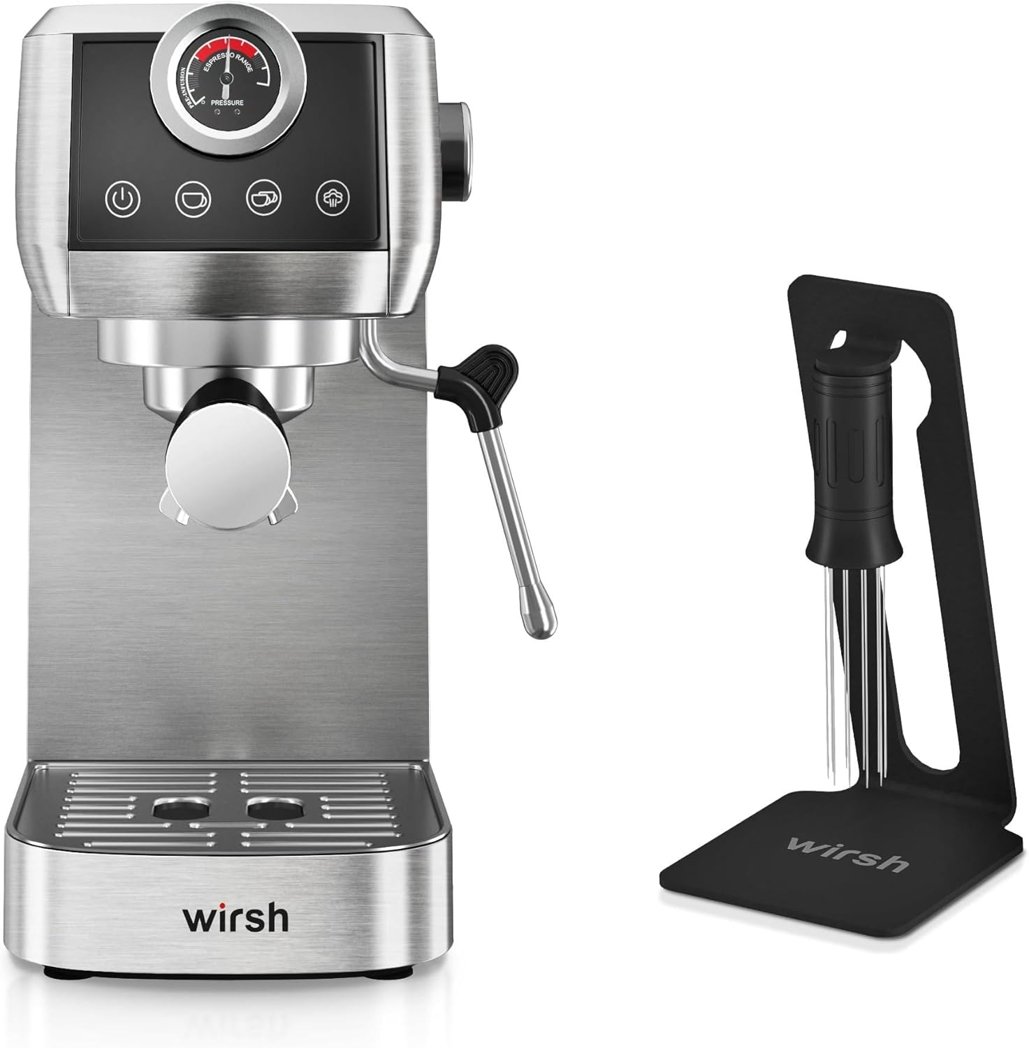 wirsh Espresso Machine Bundle with WDT Tool