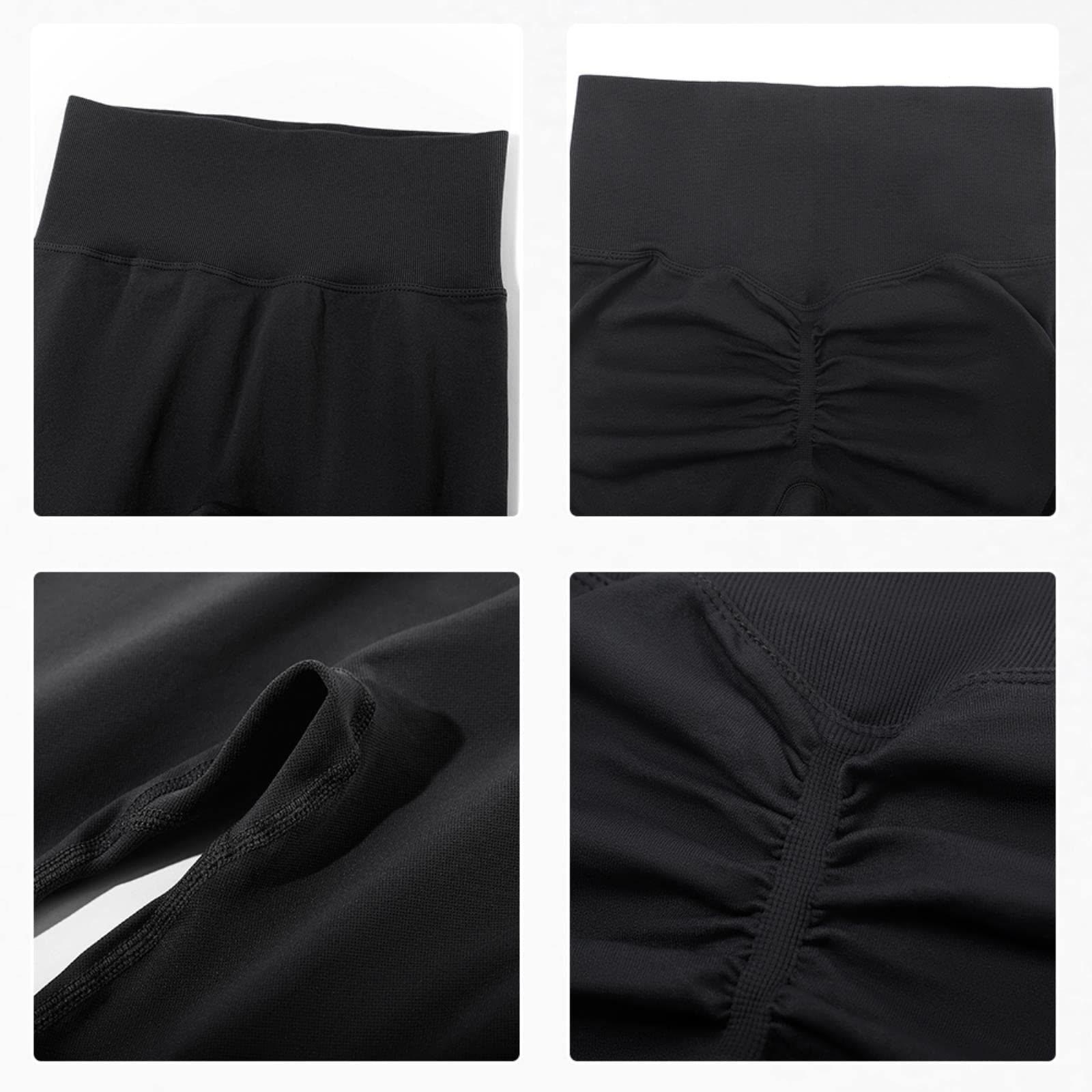 HANFBIO Leggings Senza Cuciture A Vita Alta Donne Push Up Leggings Sport Donne Fitness Running Yoga Pantaloni Energia Leggings Elastici Per Il Fitness