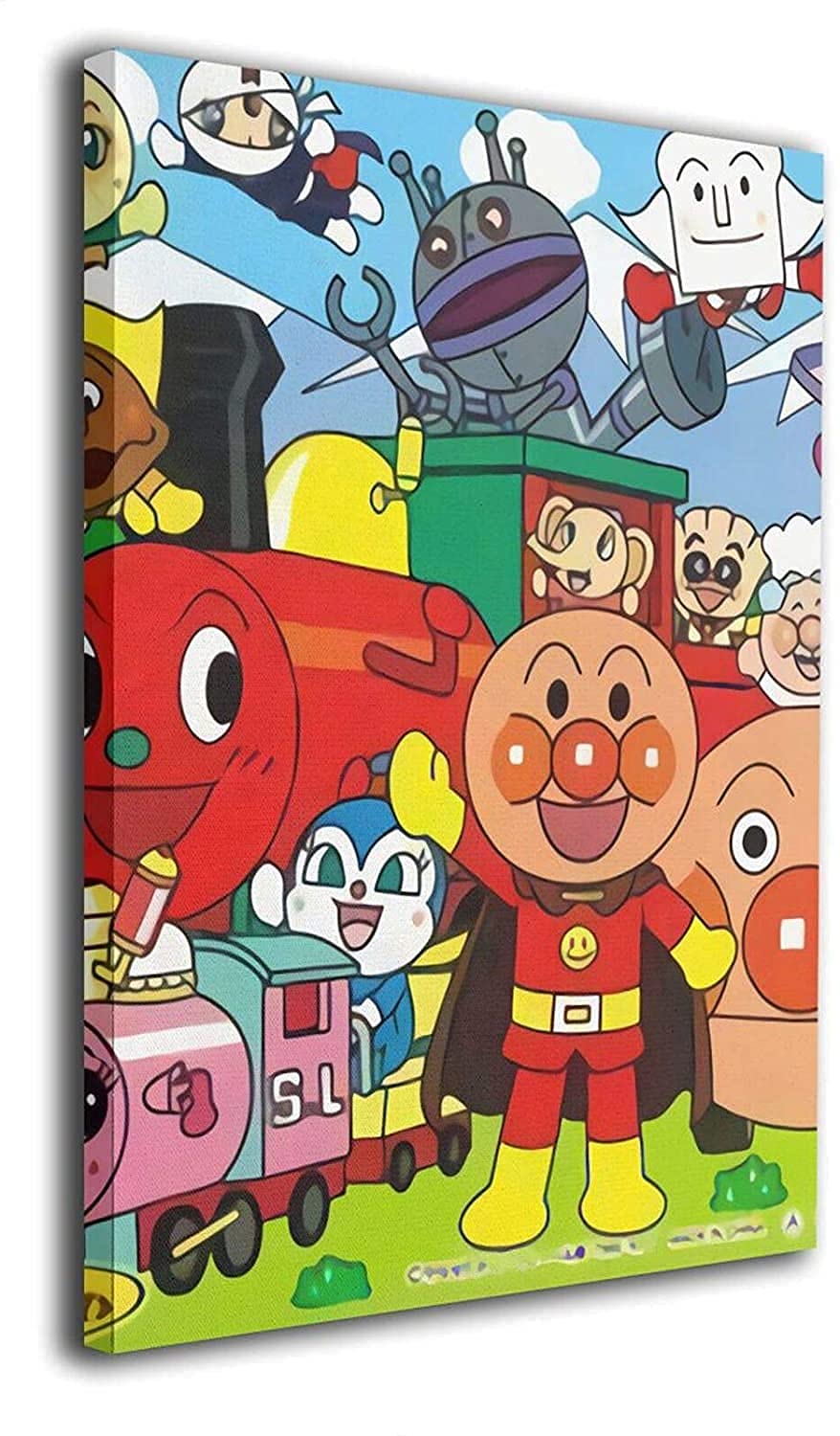 Amazon.co.jp: アンパンマン 絵画 ポスター アートパネル アート