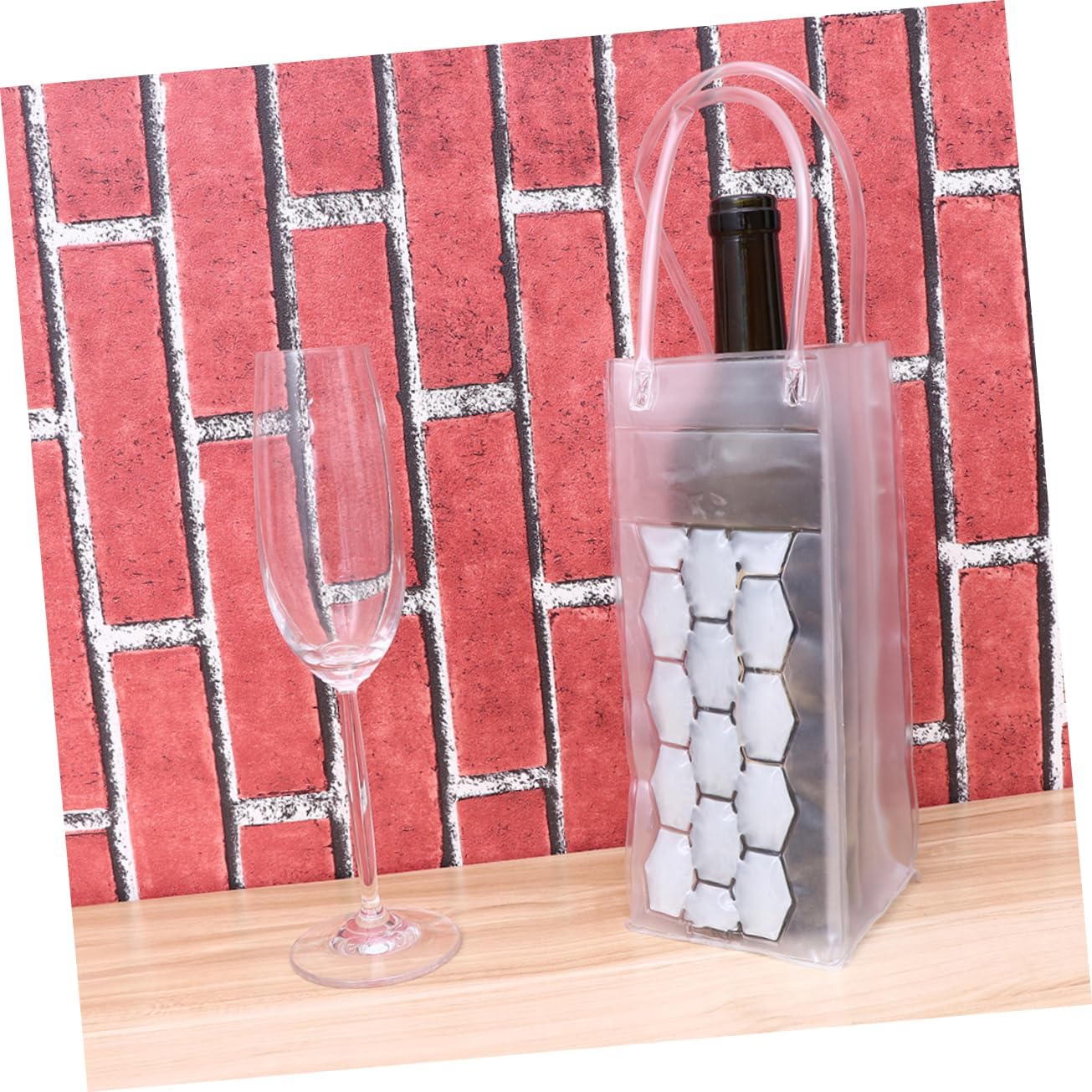 2 Pcs Insulated Wine Bag Wine Bottle Cooler Sleeve for 750ml Beer Bottle Reusable Perfect for Travel Camping Parties