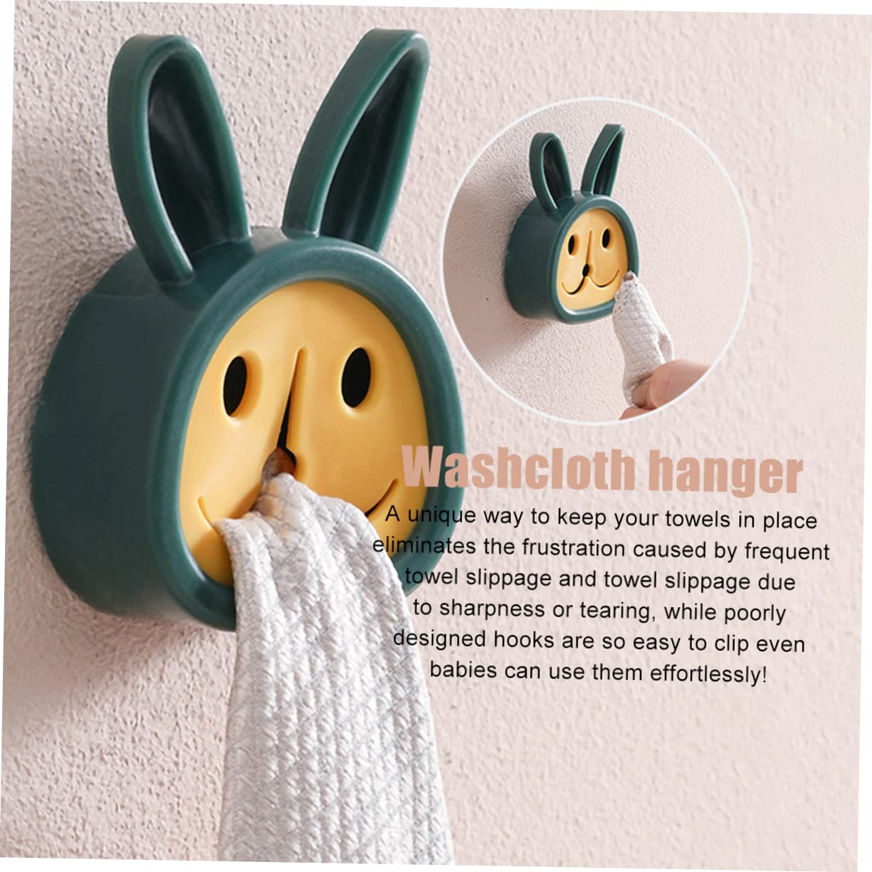 VASDEV 6 uds. De Ganchos autoadhesivos para toallero, toallero a presión, Ganchos de Pared Adhesivos, Ganchos para Toallas, Ganchos de Almacenamiento, toallero de Montaje en Pared, toalle