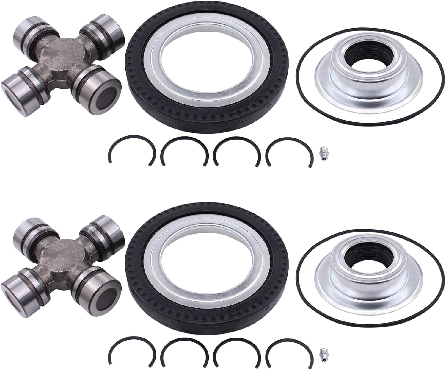 MOTOKU Front Axle U Joint and Seal O Ring kit for Ford F250 F350 2005-2014