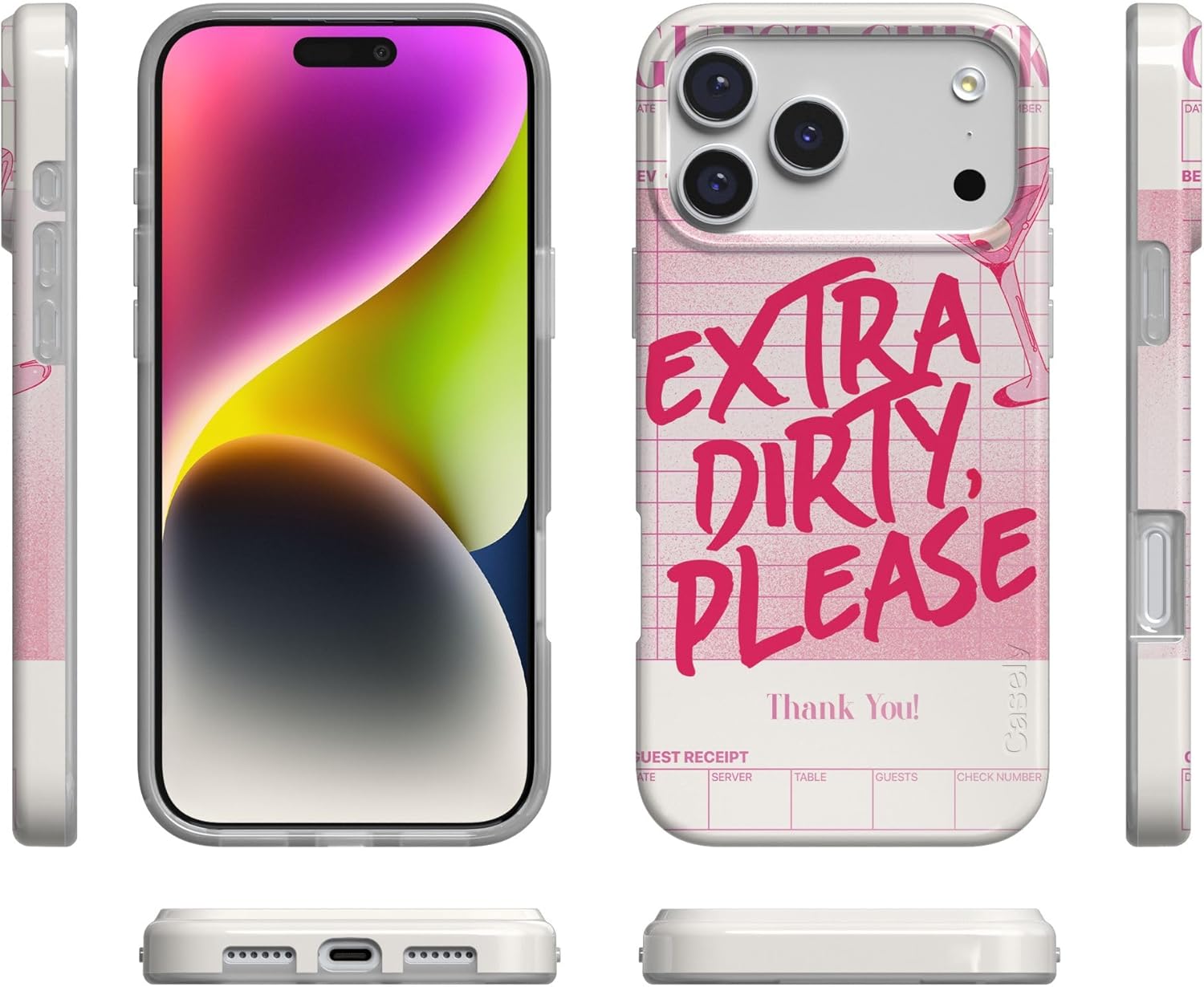 Casely iPhone 17 Pro Max Case | Extra Dirty Please | Fun on Weekdays | Compatible with MagSafe | Classic Ultra Thin Design