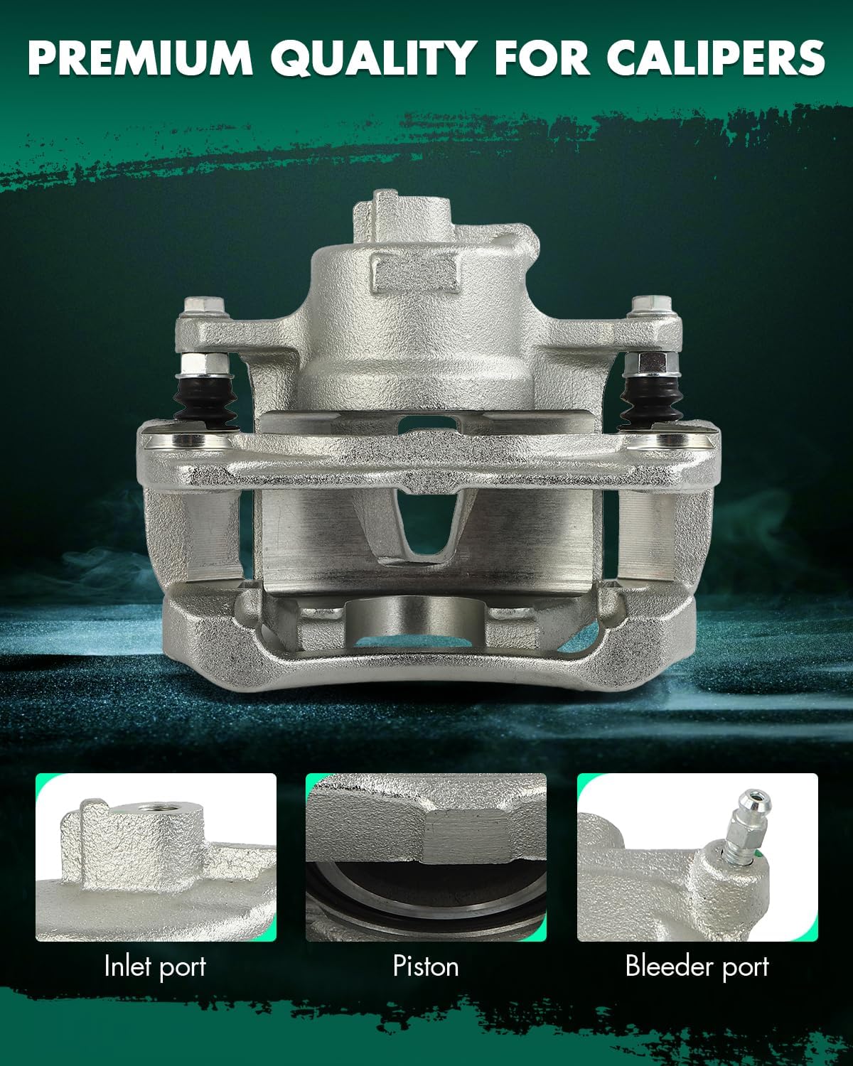 SCITOO 19B2703 Front Right Disc Brake Caliper Assembly w/Bracket For Toyota For Camry 2002-2006