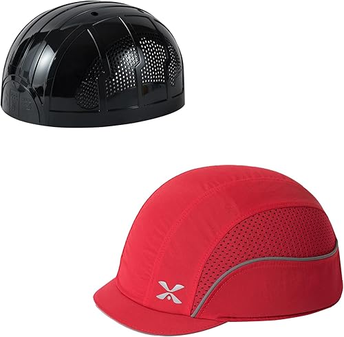 Vista 35 de TIHEEN Unisex Safety Bump Cap, Baseball Hat Style with Reflective Stripes Lightweight and Breathable Hard Hat Head Protection Cap 18110 Azul