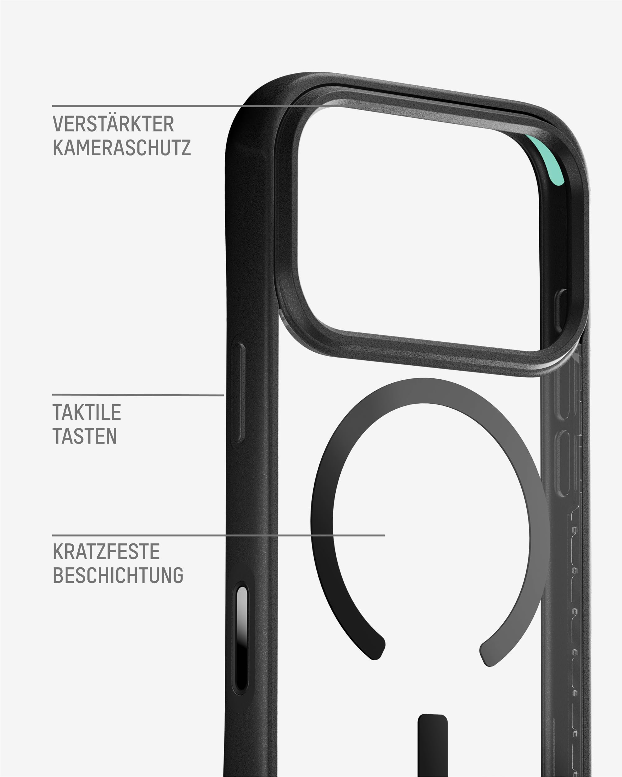 Mous voor iPhone 17 Case, Camera Bedieningsknop, Compatibel met Qi2 MagSafe - Limitless - Aramide Carbon Fiber - Schokbestendig Krasbestendig, Zwart