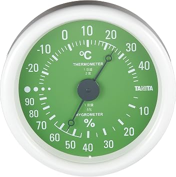 TANITA Thermo-Hygrometer Green TT-515-GR