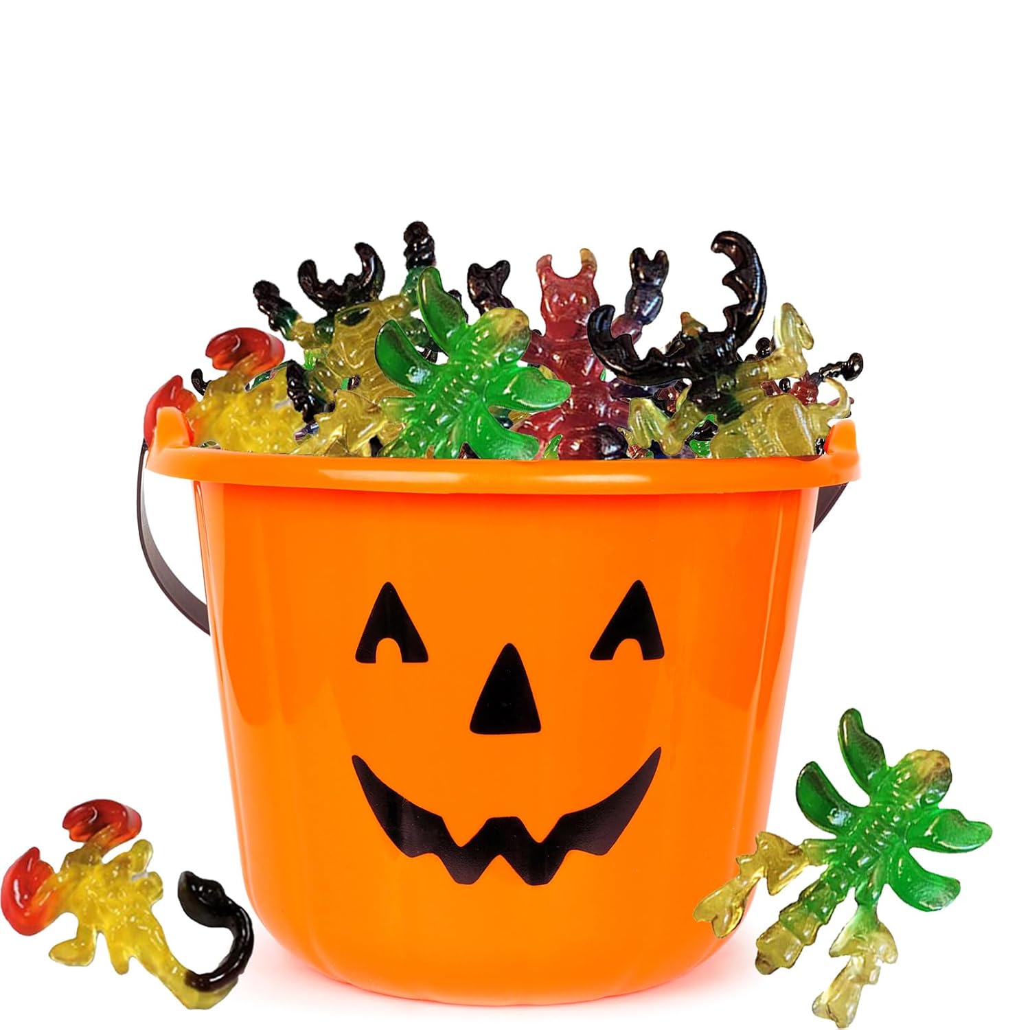 Fruidles Halloween Large Creepy Gummy Candy, Soft Chewy Gummy Candies, 4 Gummies per Pack (32 Large Gummies)
