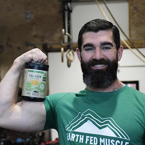 Miniatura 8 de Earth Fed Muscle Polvo de péptidos de colágeno  Polvo de proteína de colágeno sin sabor para mujeres y hombres  Apoya el cabello, la piel, las uñas,