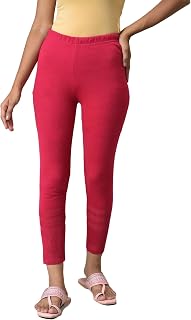 Aurelia Women's High Rise Relaxed Fit Tights Price In India
